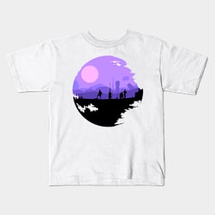 Purple Planet Kids T-Shirt